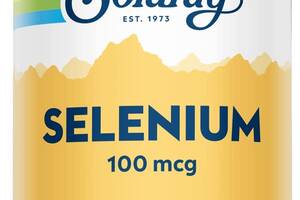 Селен Selenium Solaray органически связанный 100 мкг 100 вегетарианских капсул