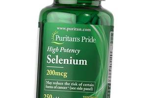 Селен высокоактивный Selenium 200 Puritan's Pride 250вегтаб (36367068)