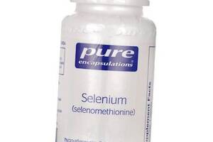 Селенометіонін, Selenium Selenomethionine, Pure Encapsulations 60капс (36361043)