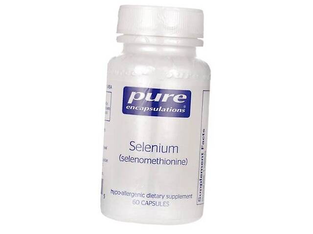 Селенометионин Selenium Selenomethionine Pure Encapsulations 60капс (36361043)