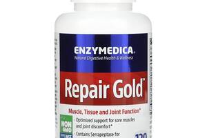 Серрапептаза для суставов Repair Gold Enzymedica 120 капсул