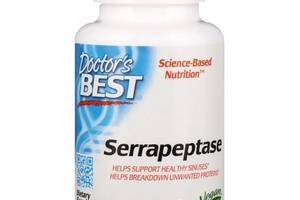 Серрапептаза Doctor's Best Serrapeptase 40,000 SPU 90 Caps DRB-00149