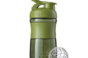 Шейкер спортивный бутылка BlenderBottle SportMixer 20oz/590ml Moss Green Original