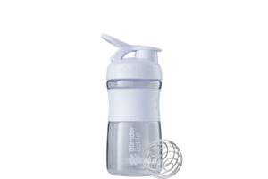 Шейкер спортивный бутылка BlenderBottle SportMixer 20oz/590ml White Original