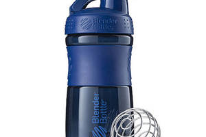 Шейкер спортивный бутылка BlenderBottle SportMixer 20oz/590ml Navy Original