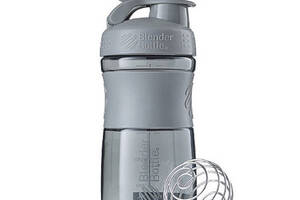 Шейкер спортивный бутылка BlenderBottle SportMixer 20oz/590ml Grey Original