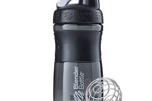 Шейкер спортивный бутылка BlenderBottle SportMixer 20oz/590ml Black/White Original
