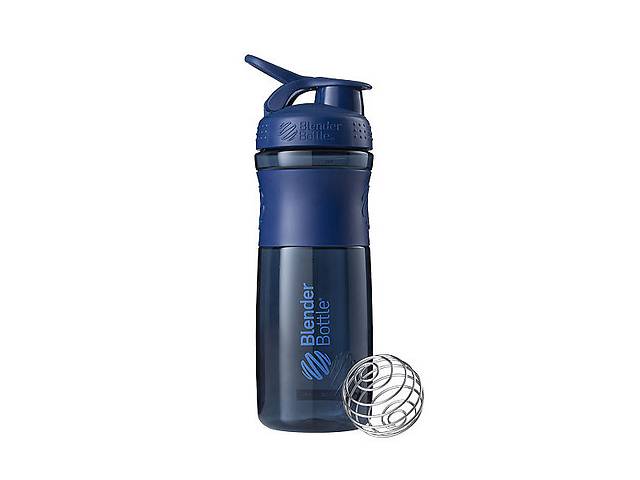 Шейкер спортивный бутылка BlenderBottle SportMixer 28oz/820ml Navy Original