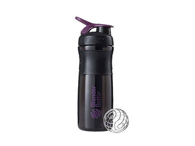 Шейкер спортивный бутылка BlenderBottle SportMixer 28oz/820ml Black/Plum Original