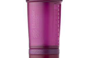 Шейкер спортивный с двумя контейнерами BlenderBottle ProStak 22oz/650ml Plum Original