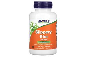 Скользкий вяз (Slippery Elm) Now Foods 400 мг 100 вегетарианских капсул