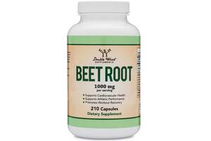 Смесь экстрактов Double Wood Supplements Beet Root 1000 mg (2 caps per serving) 210 Caps