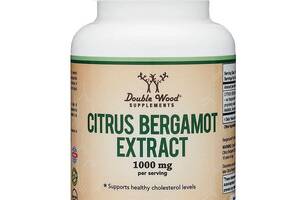 Смесь экстрактов Double Wood Supplements Citrus Bergamot Extract 1000 mg (2 caps per serving) 60 Caps
