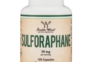 Смесь экстрактов Double Wood Supplements Sulforaphane 20 mg (2 caps per serving) 120 Caps