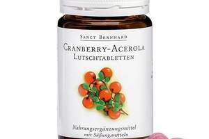 Смесь экстрактов Sanct Bernhard Cranberry 460 mg Acerola 300 mg 90 Lozenges