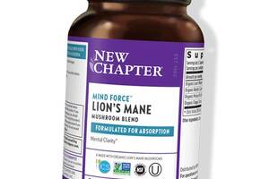 Смесь Грибов с Львиной Гривой Mind Force Lion’s Mane Mushroom Blend New Chapter 60капс (71377015)