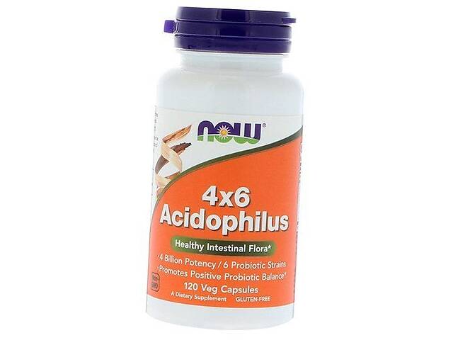 Смесь Пробиотиков Acidophilus 4X6 Now Foods 120вегкапс (69128005)
