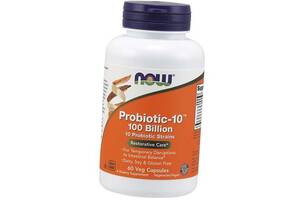 Смесь Пробиотиков Probiotic-10 100 Billion Now Foods 60вегкапс (69128012)