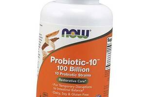 Смесь Пробиотиков Probiotic-10 100 Billion Now Foods 60вегкапс (69128012)