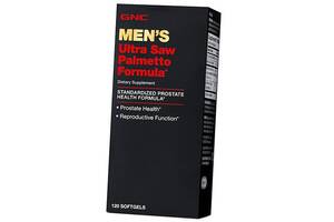 Со Пальметто Комплекс здоровья простаты Men's Ultra Saw Palmetto Formula GNC 120гелкапс (71120026)