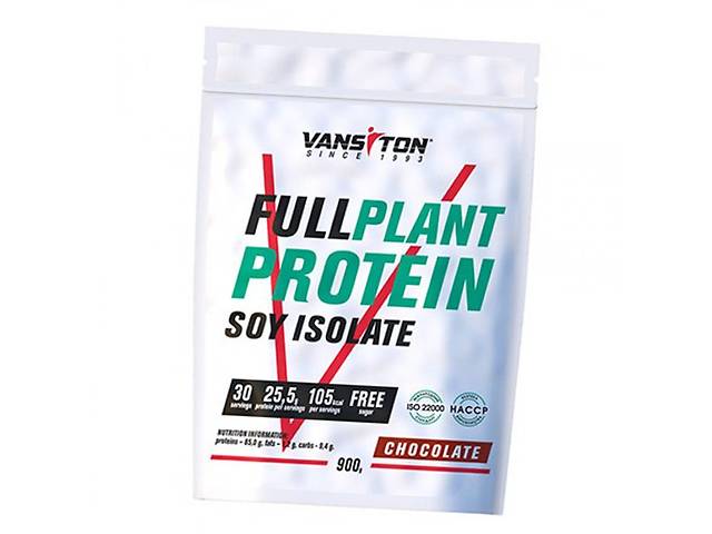 Соевый Изолят Full Plant protein Vansiton 900г Шоколад (29173008)