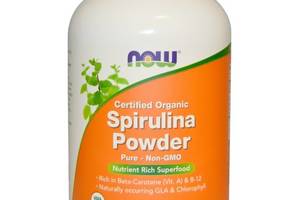 Спирулина NOW Foods Spirulina Powder 454 g /138 servings/