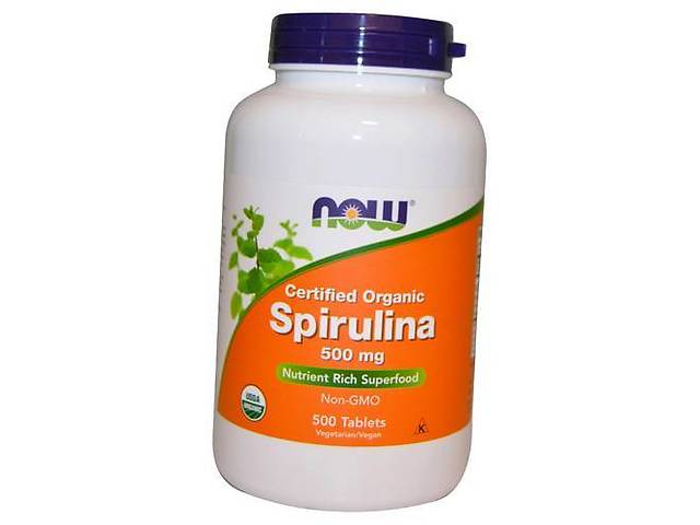 Спирулина Spirulina 500 Now Foods 500таб (71128074)