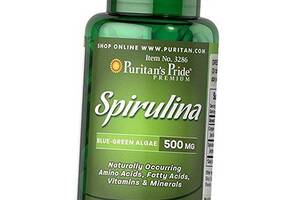 Спирулина Spirulina 500 Puritan's Pride 100таб (71367022)