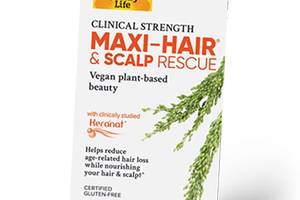 Средство от выпадения волос и спасение кожи головы Maxi-Hair Scalp Rescue Country Life 30вег.гелкапс (71124021)