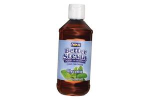 Стевия подсластитель не содержащий калорий Стевия Better Stevia Liquid Glycerite Now Foods 237мл (05128002)