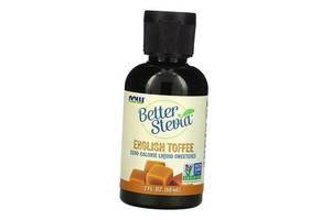 Стевия подсластитель не содержащий калорий Стевия Better Stevia Liquid Now Foods 59мл Тоффи (05128003)