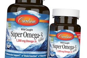 Super Omega-3 1200 Carlson Labs 130гелкапс (67353019)