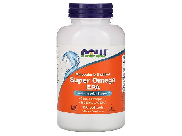 Super Omega EPA Now Foods 360 ЭПК/ 240 ДГК 120 гелевых капсул
