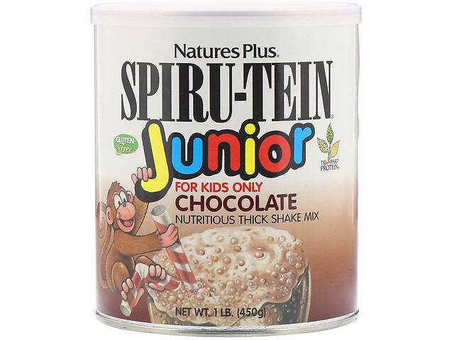 Суперфуд Nature's Plus Spiru-Tein Junior Nutritious Thick Shake Mix Chocolate 1 lb 450 g /15 servings/ Chocolate NAP...