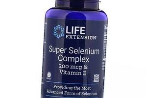 Суперкомплекс Селена с Витамином Е Super Selenium Complex 200 Life Extension 100вегкапс (36346019)