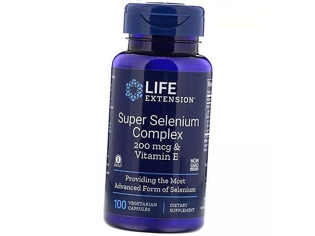 Суперкомплекс Селена с Витамином Е Super Selenium Complex 200 Life Extension 100вегкапс (36346019)