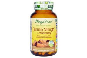 Сила куркумы для всего организма Turmeric Strength for Whole Body MegaFood 90 таблеток