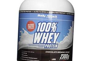 Сывороточный протеин 100% Whey Protein Body Attack 2300г Шоколад (29251004)