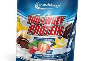 Сироватковий Протеїн, 100% Whey Protein, IronMaxx 500г пакет Лісовий горіх (29083009)