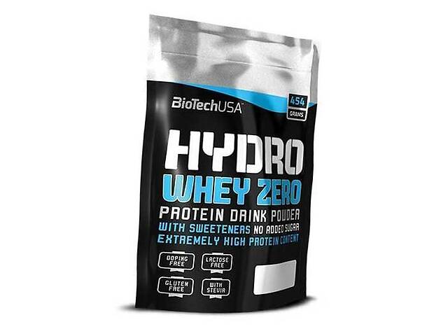 Сывороточный Протеин без глютена сахара и жира Hydro Whey Zero BioTech (USA) 454г Ваниль (29084013)
