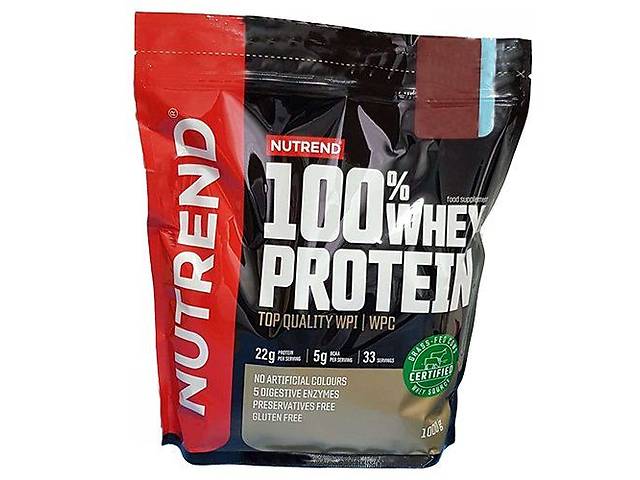 Сывороточный Протеин быстрого приготовления 100% Whey Protein Nutrend 1000г Шоколадное пирожное (29119010)