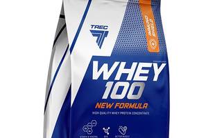 Сывороточный протеин для роста мышц Whey 100 New Formula Trec Nutrition 700г Шоколад-кокос (29101016)