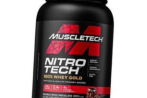 Сывороточный протеин Muscle Tech Nitro-Tech Whey Gold 998 г Двойной шоколад (29098017)