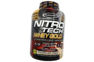 Сывороточный протеин Nitro-Tech Whey Gold Muscle Tech 998г Клубничный торт (29098017)