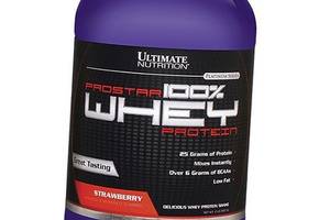 Сироватковий Протеїн, ProStar Whey, Ultimate Nutrition 908г Полуниця (29090004)