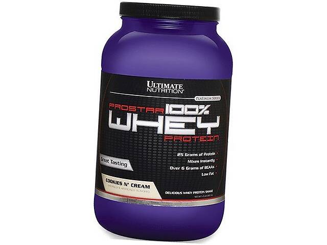 Сывороточный Протеин ProStar Whey Ultimate Nutrition 908г Печенье-крем (29090004)