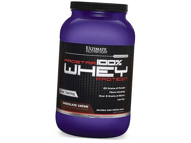 Сывороточный Протеин ProStar Whey Ultimate Nutrition 908г Шоколад (29090004)