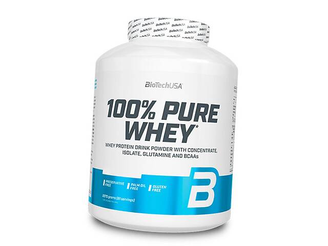 Сывороточный Протеин с добавлением аминокислот 100% Pure Whey BioTech (USA) 2270г Шоколад (29084015)