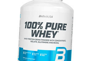 Сывороточный Протеин с добавлением аминокислот 100% Pure Whey BioTech (USA) 2270г Лесной орех (29084015)