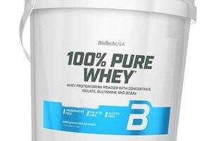Сироватковий Протеїн з додаванням амінокислот, 100% Pure Whey, BioTech (USA) 4000г Шоколад з кокосом (29084015)